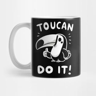 You can do it Tropical Toucan (Back Print) Mug